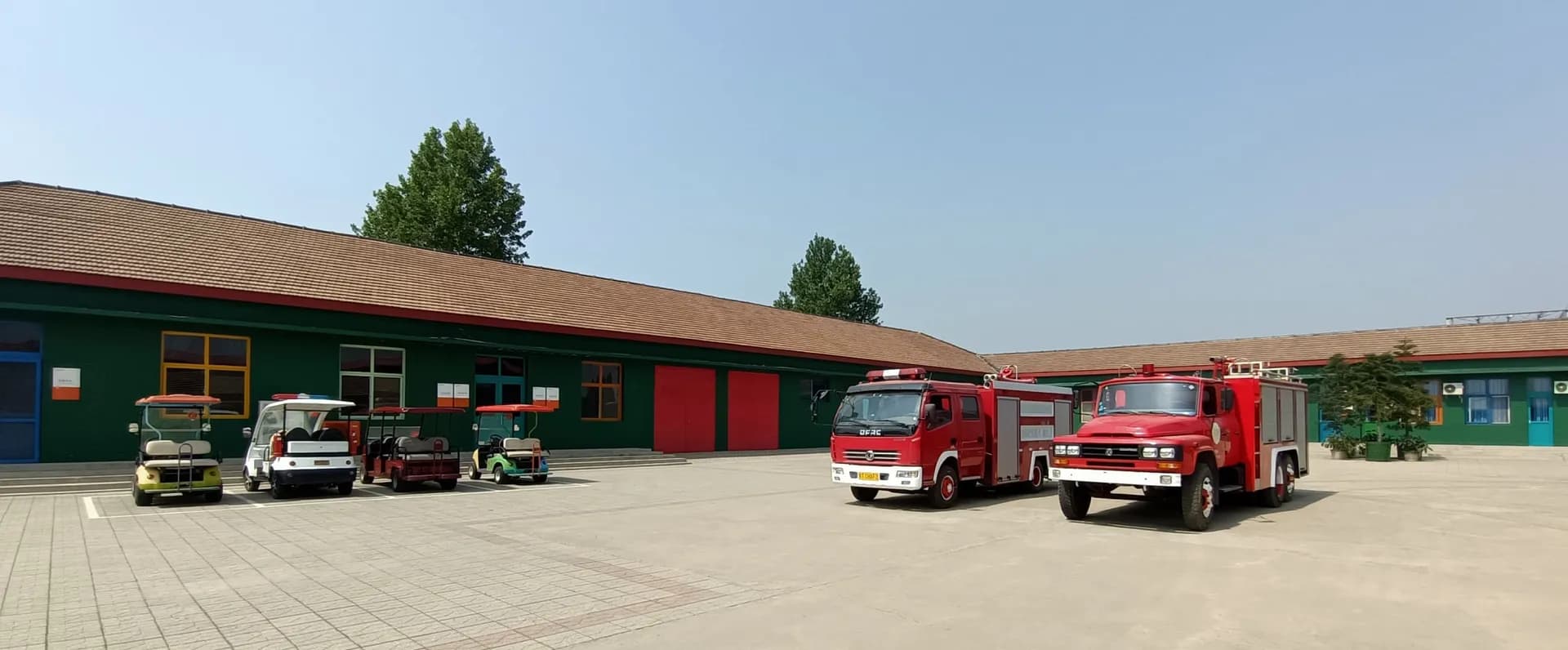 Firetrucks finished with Chenhong coatings